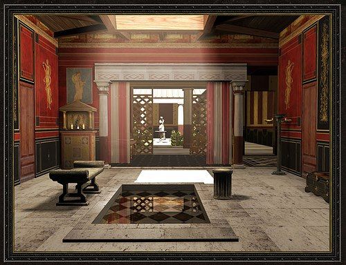 Schlafzimmer-der-alten-Römer