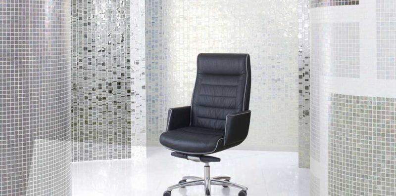 chaise-directionnel bureau ergonomique-mr-grand-Luxy-made-in-italy-rembourré
