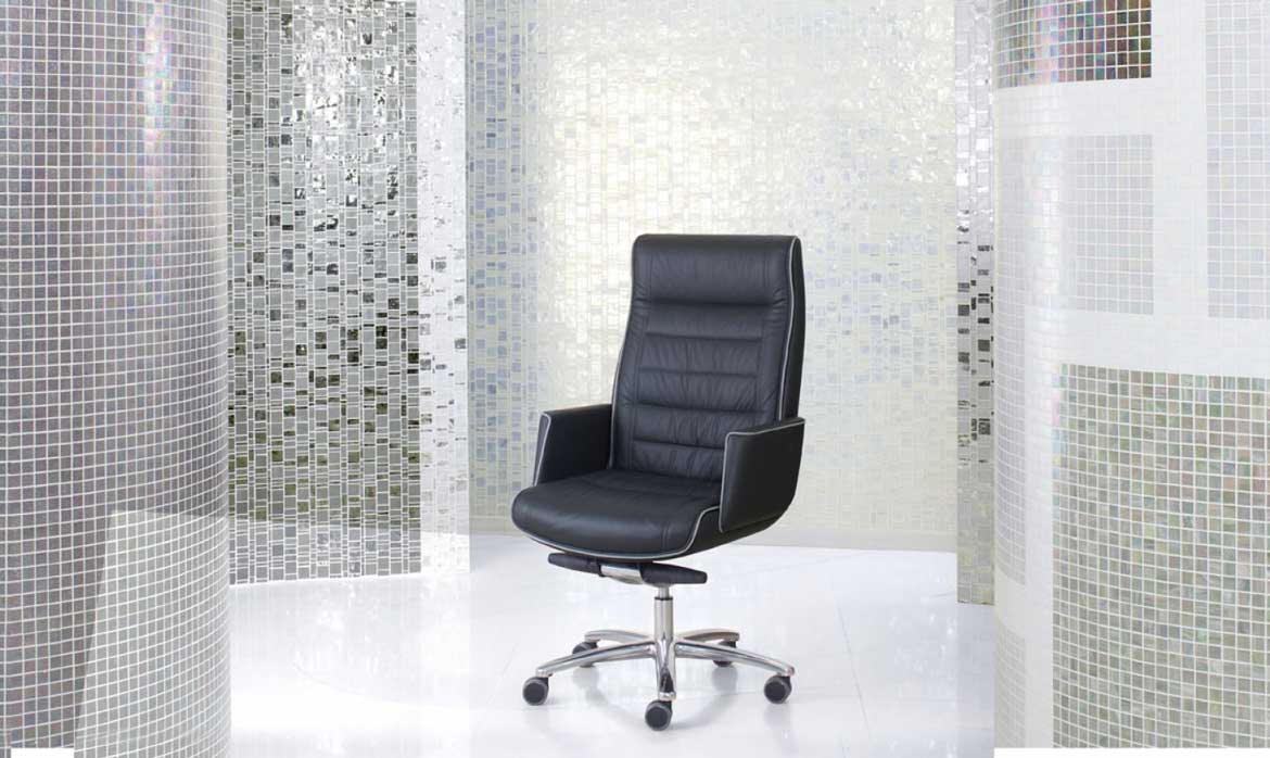 chaise-directionnel bureau ergonomique-mr-grand-Luxy-made-in-italy-rembourré
