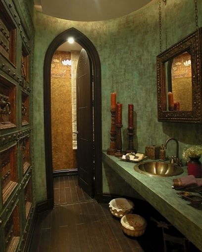 Moroccan style bathroom furniture