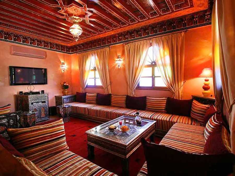 Wohnzimmermöbel im marokkanischen Stil