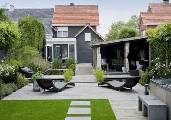 muebles de jardín minimalistas y modernos