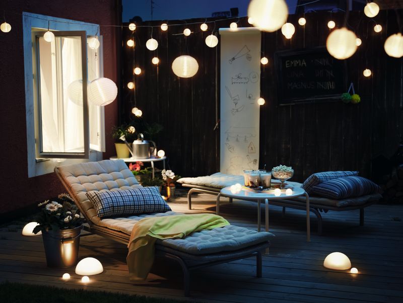 garden lighting ideas without electricity