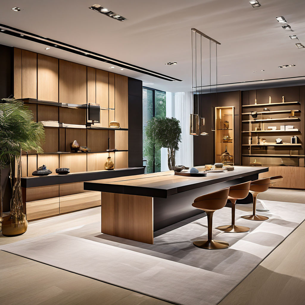 Exposición de muebles de estilo boiserie