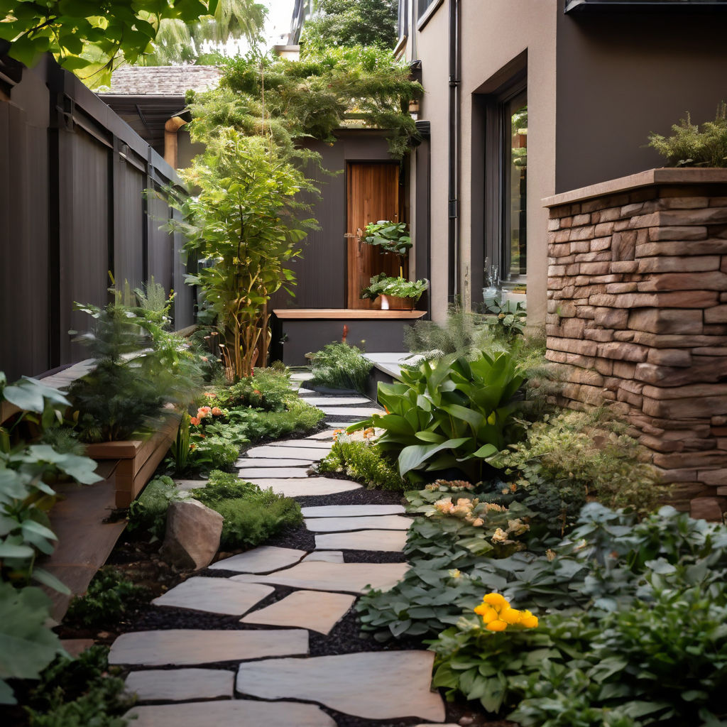 Garden-urban-small-path-stone
