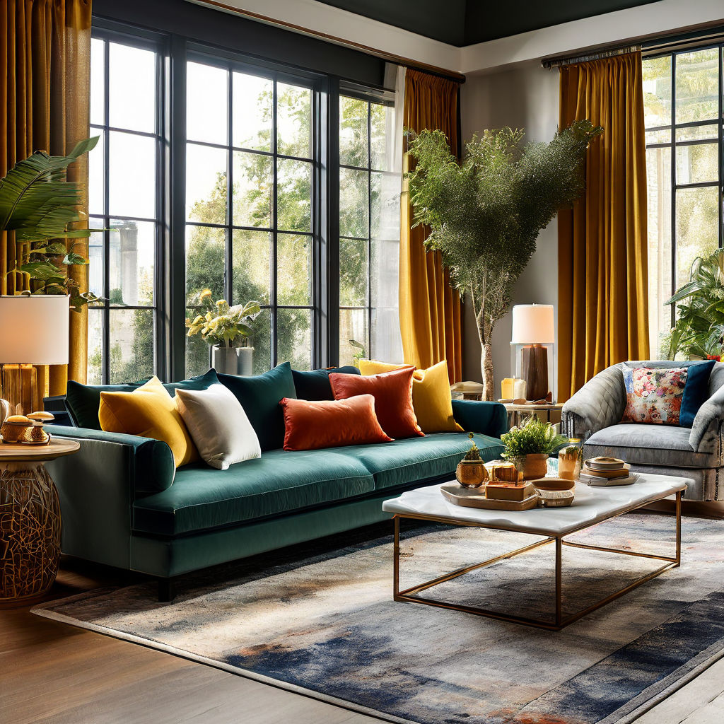 Materialien-Innenarchitektur-Zone-Wohnen-Vielfalt von Stoffen