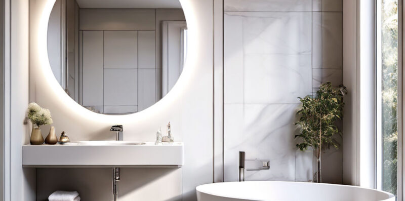 Specchio-bagno-circolare-elegante