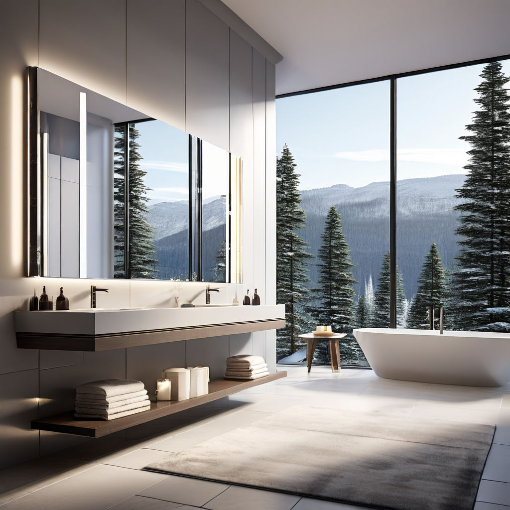 Mirror-bath-unique-atmosphere-relaxing