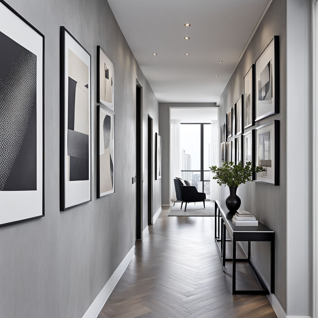 Galleria-darte-disimpegno-raffinato-con-arredi