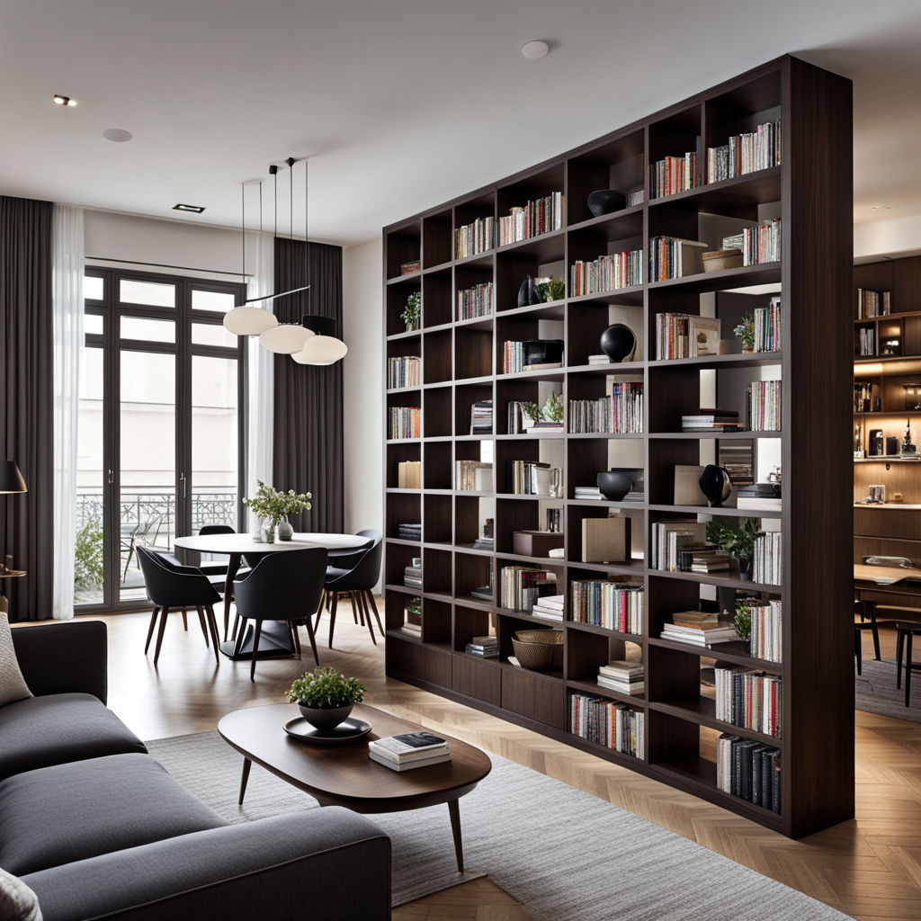 Wall-divider-library