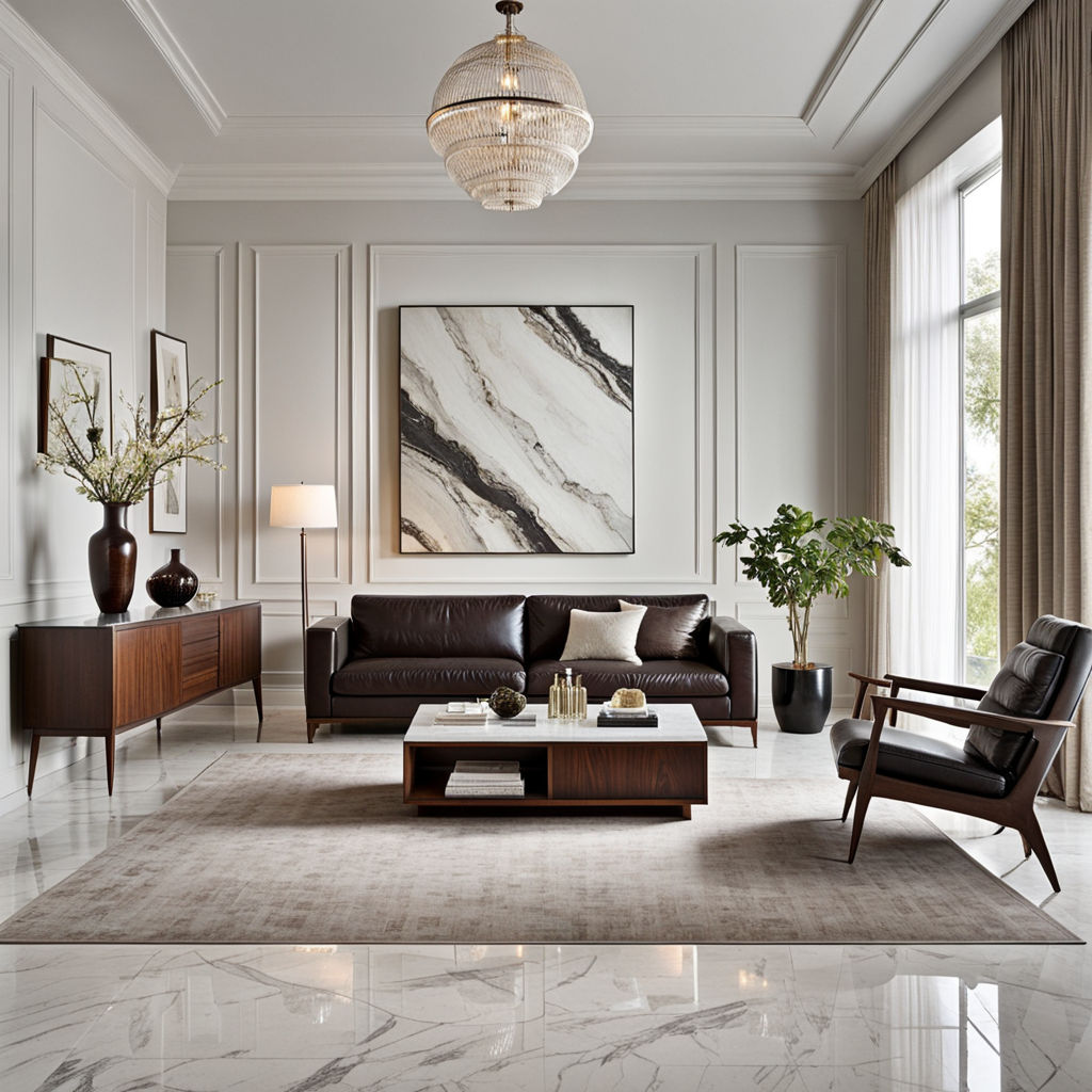 Bodeneffekt-Marmor-Weiß-Möbel-Klasse