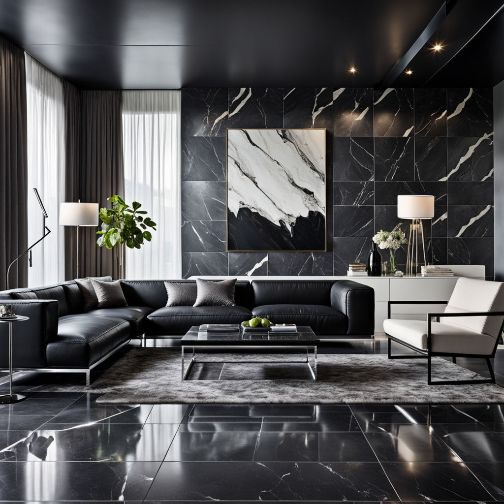 Bodeneffekt-Marmor-schwarz-getönt-dunkel