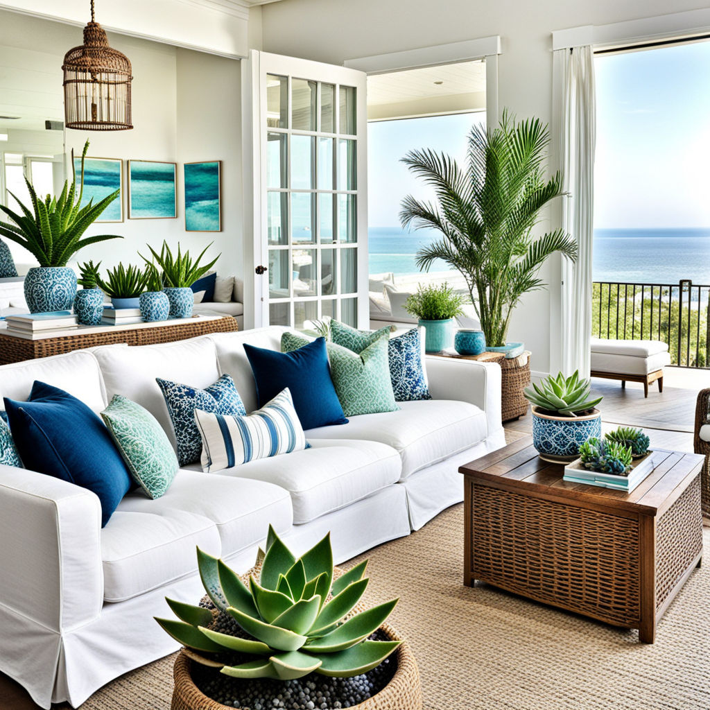 Stile-Coastal-ambiente-rilassante-arredamento-piante