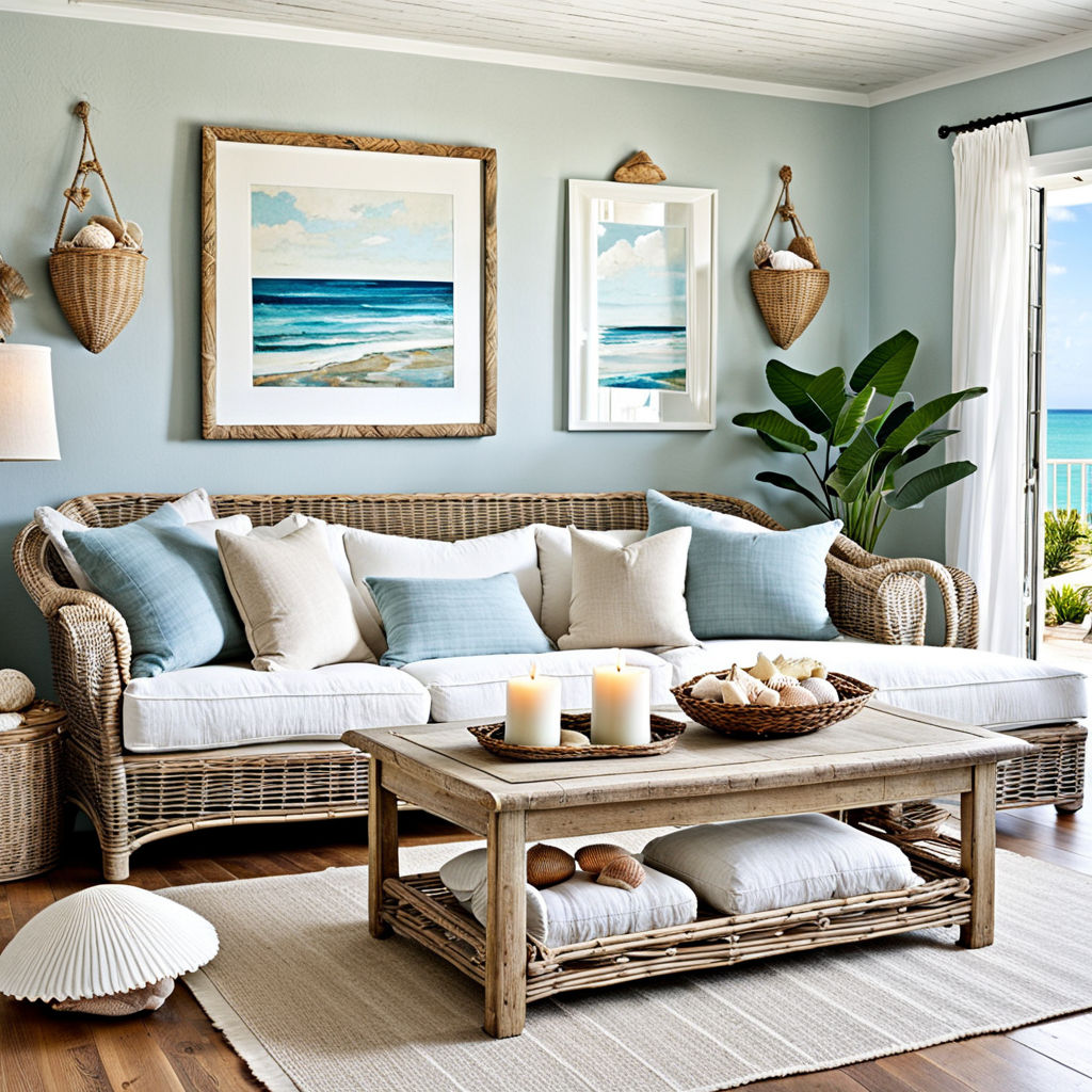 Stile-Coastal-elementi-di-arredo-in-legno-e-vimini