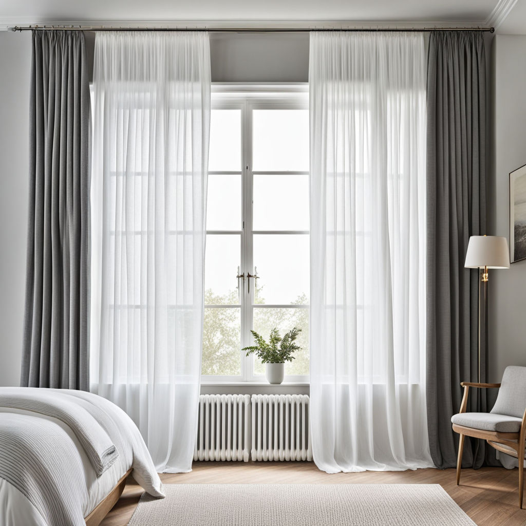 Rideaux-Salle de bain-Double-Matériau-Détail