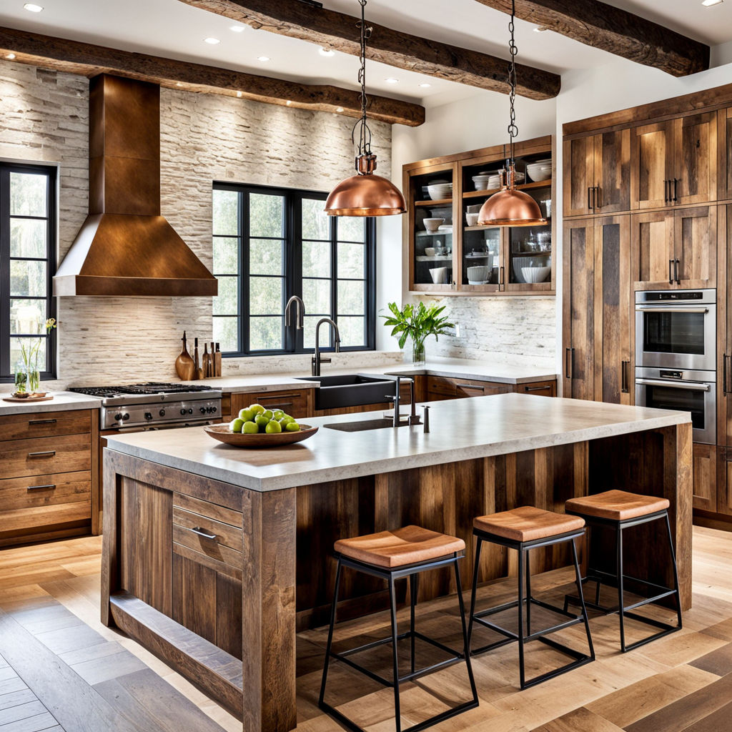 Kitchen-Rustic-with-island