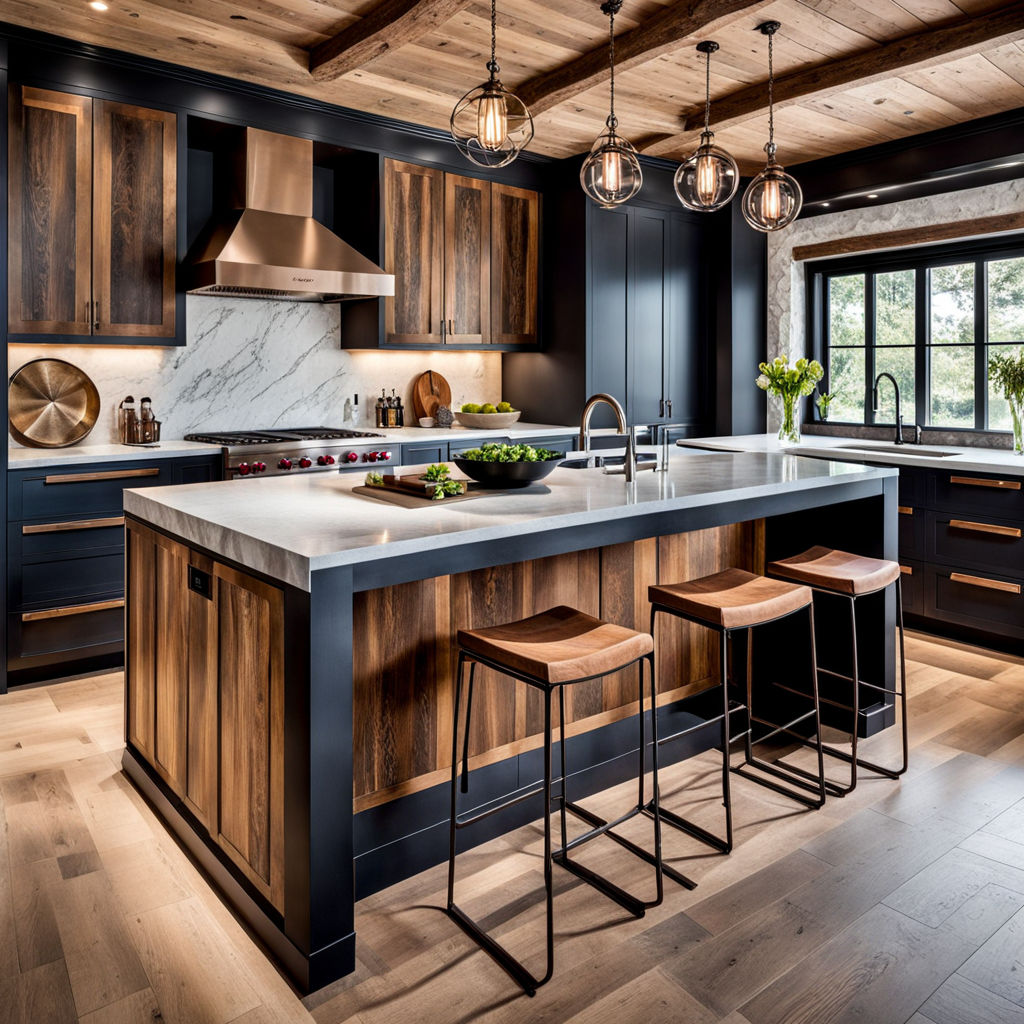 Kitchen-Rustic-in-environment-modern